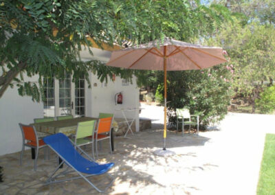 Terrasse Le Laurier Ferienwohnung Residence Miro Familienurlaub Provence